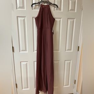 Bridesmaid, Weddington Isabelle dress-maroon. Size 4, new with tags, never worn